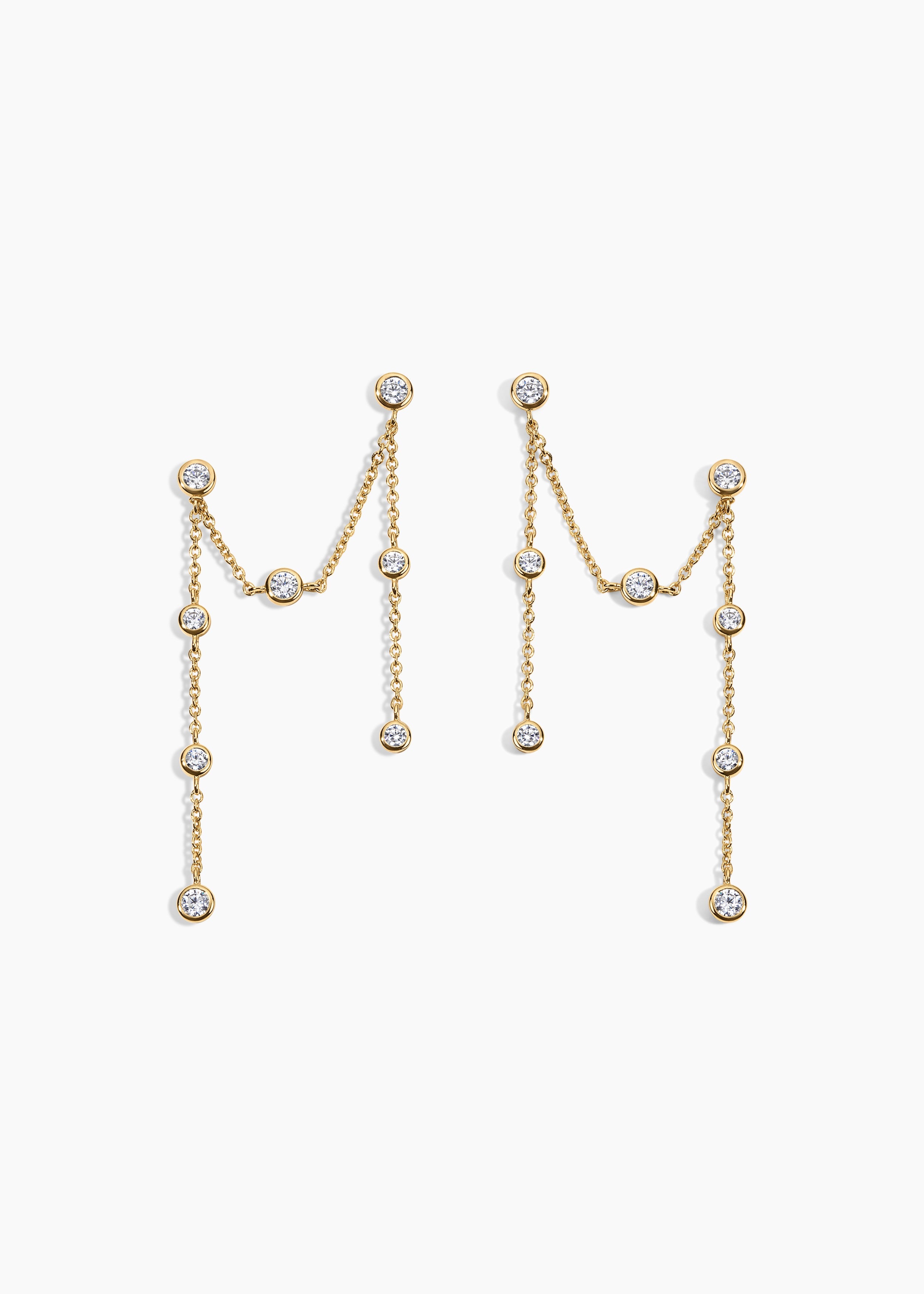 Dewy Earrings NikNenz™ Premium Gold & Diamonds