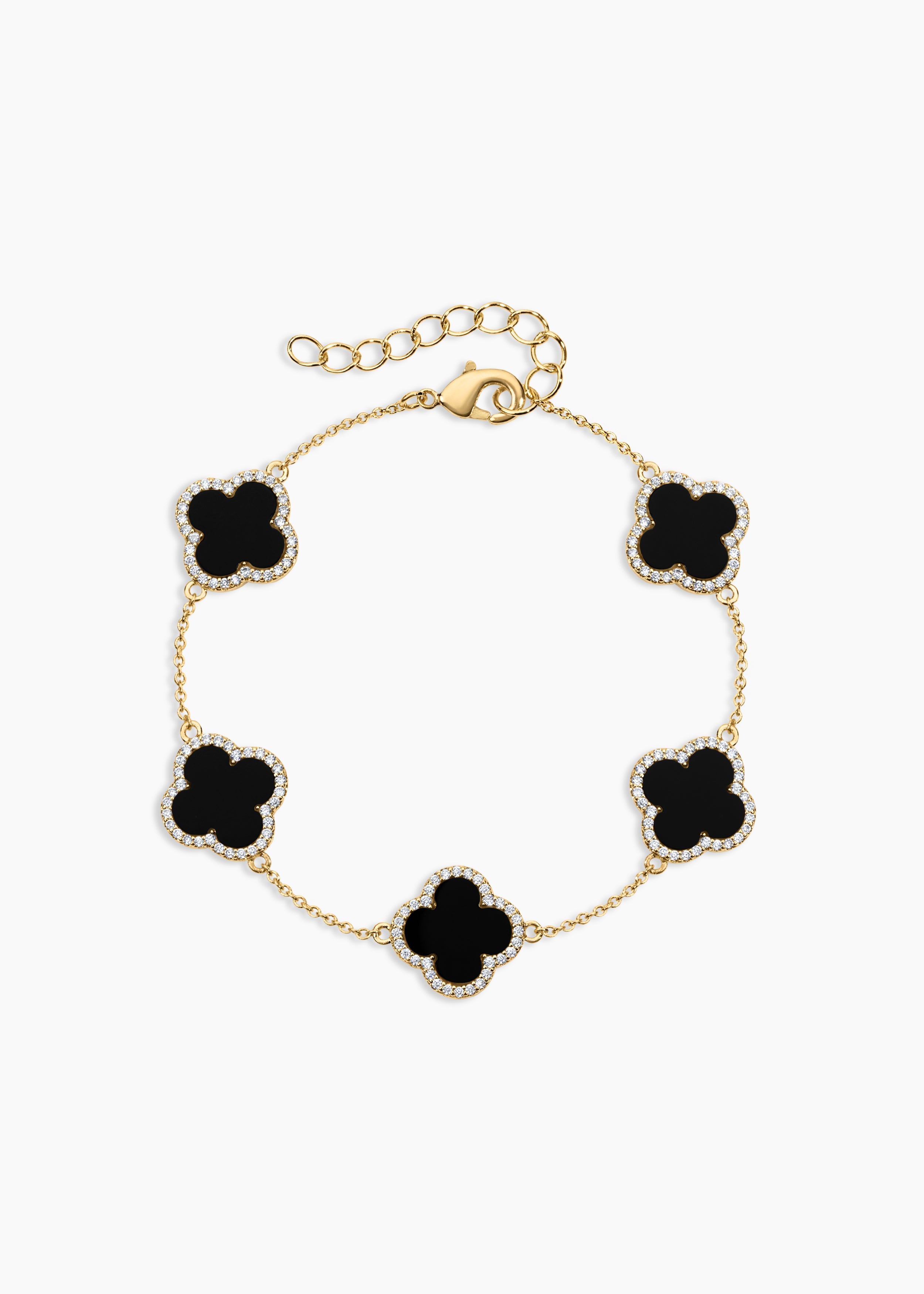 Icon Black Bracelet NikNenz™ Premium Gold & Diamonds