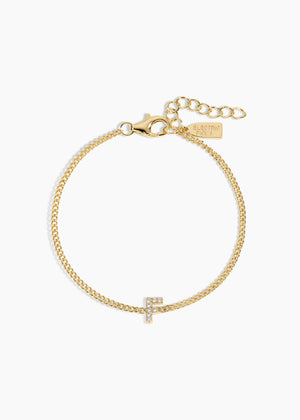 Initial Bracelet NikNenz™ Premium Gold & Diamonds