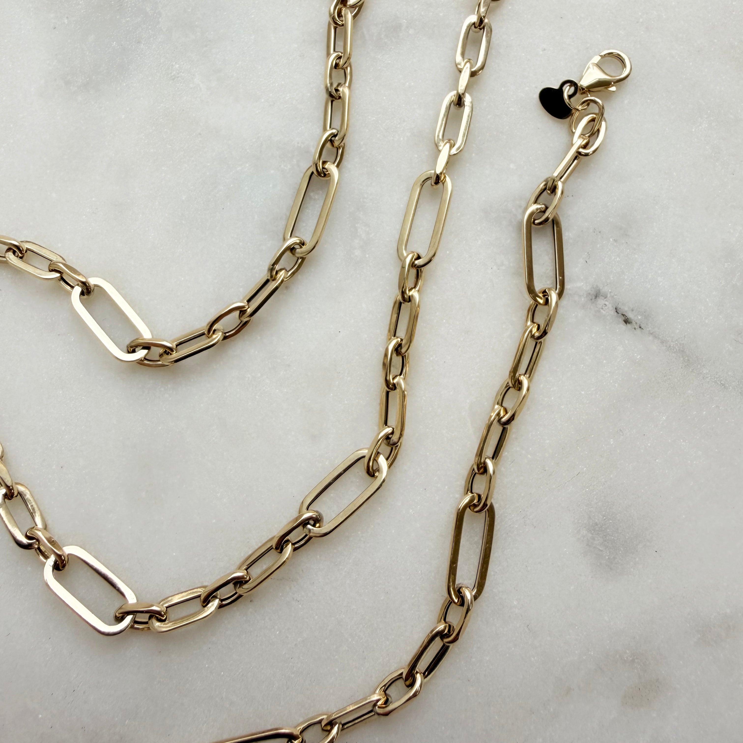 Avery Paperclip Chain Necklace