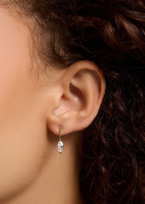 Mini Baldwin Earrings NikNenz™ Premium Gold & Diamonds