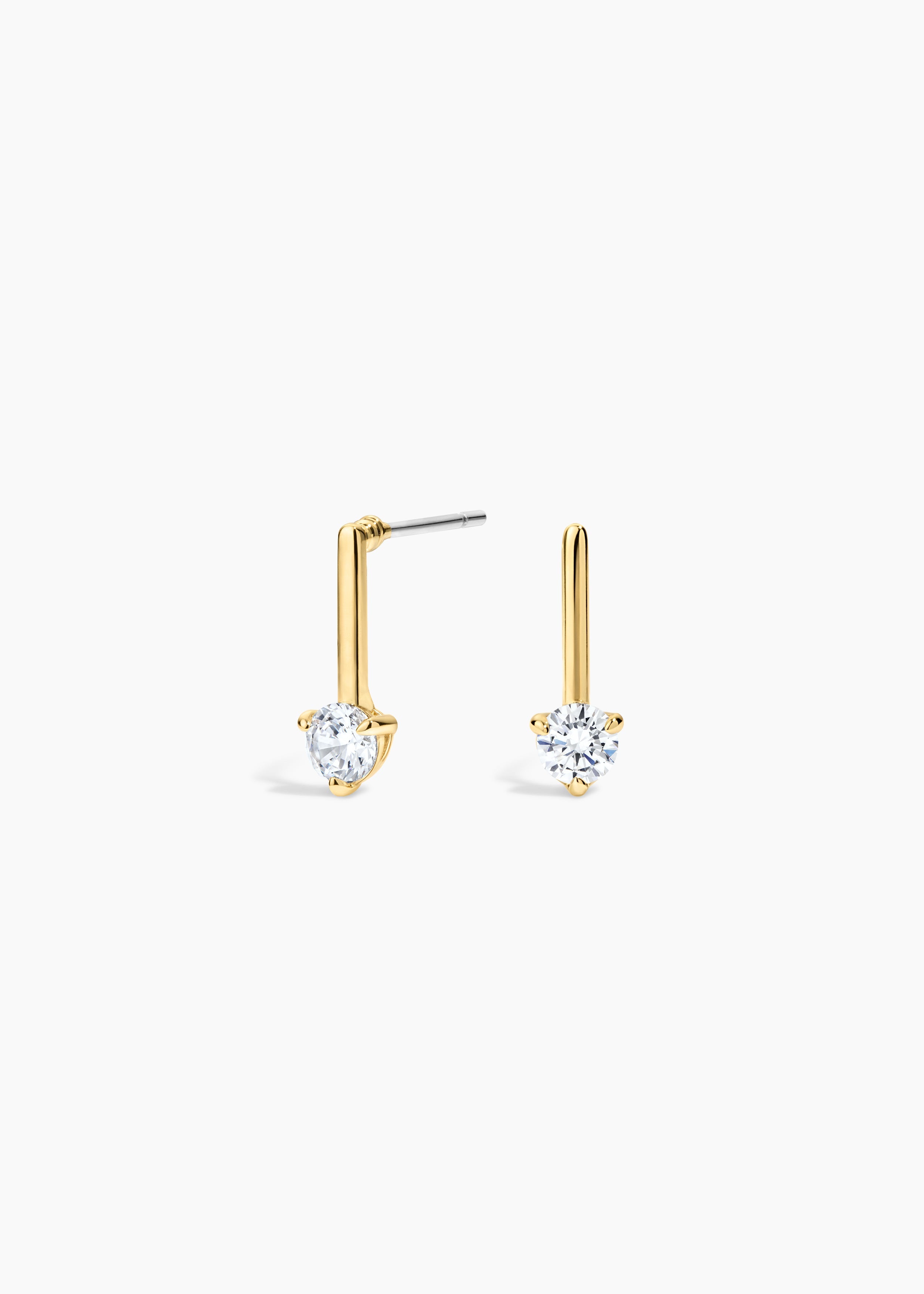 Mini Jet Set Earrings NikNenz™ Premium Gold & Diamonds