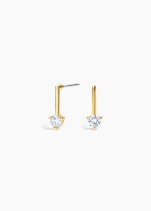 Mini Jet Set Earrings NikNenz™ Premium Gold & Diamonds