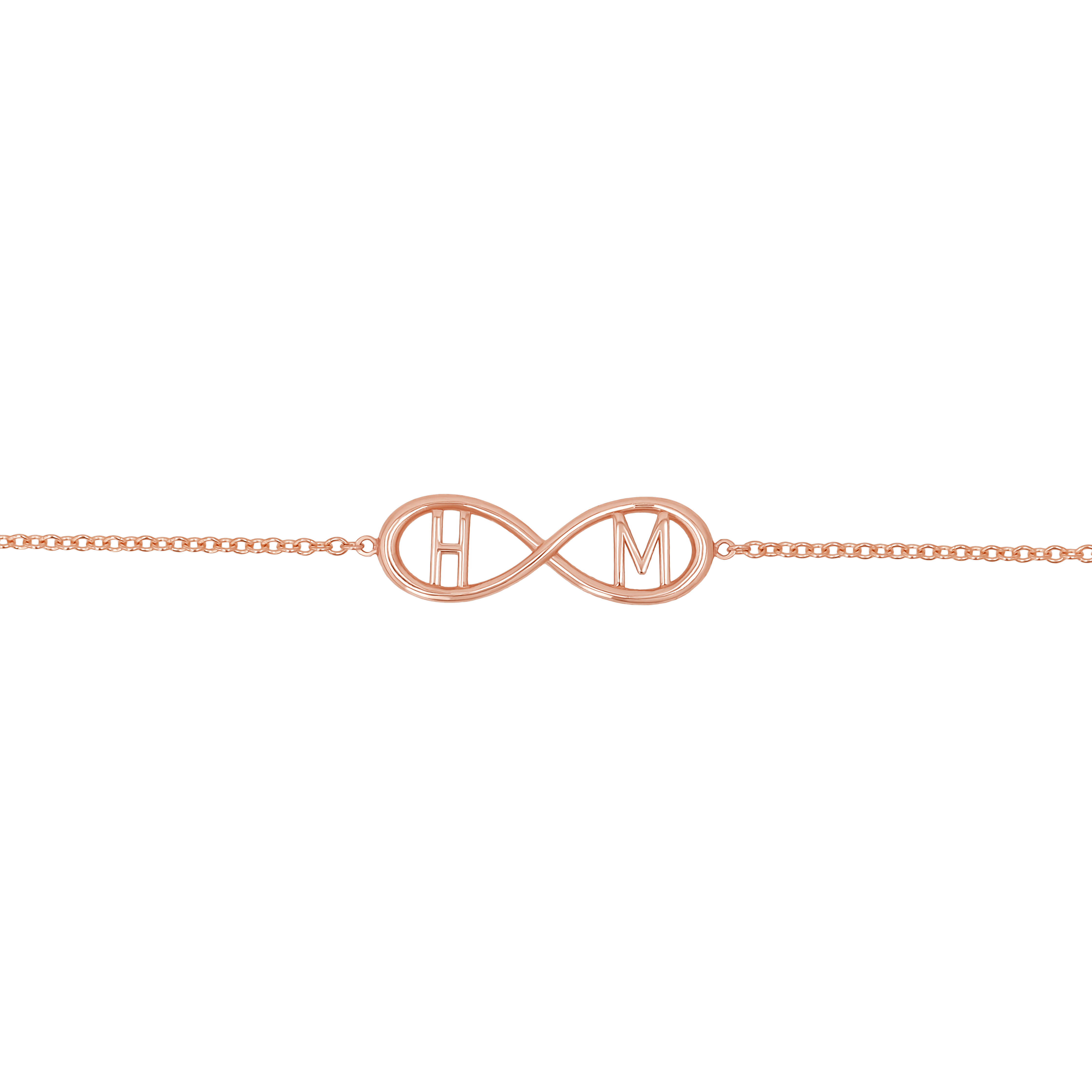 Infinity Letter Bracelet