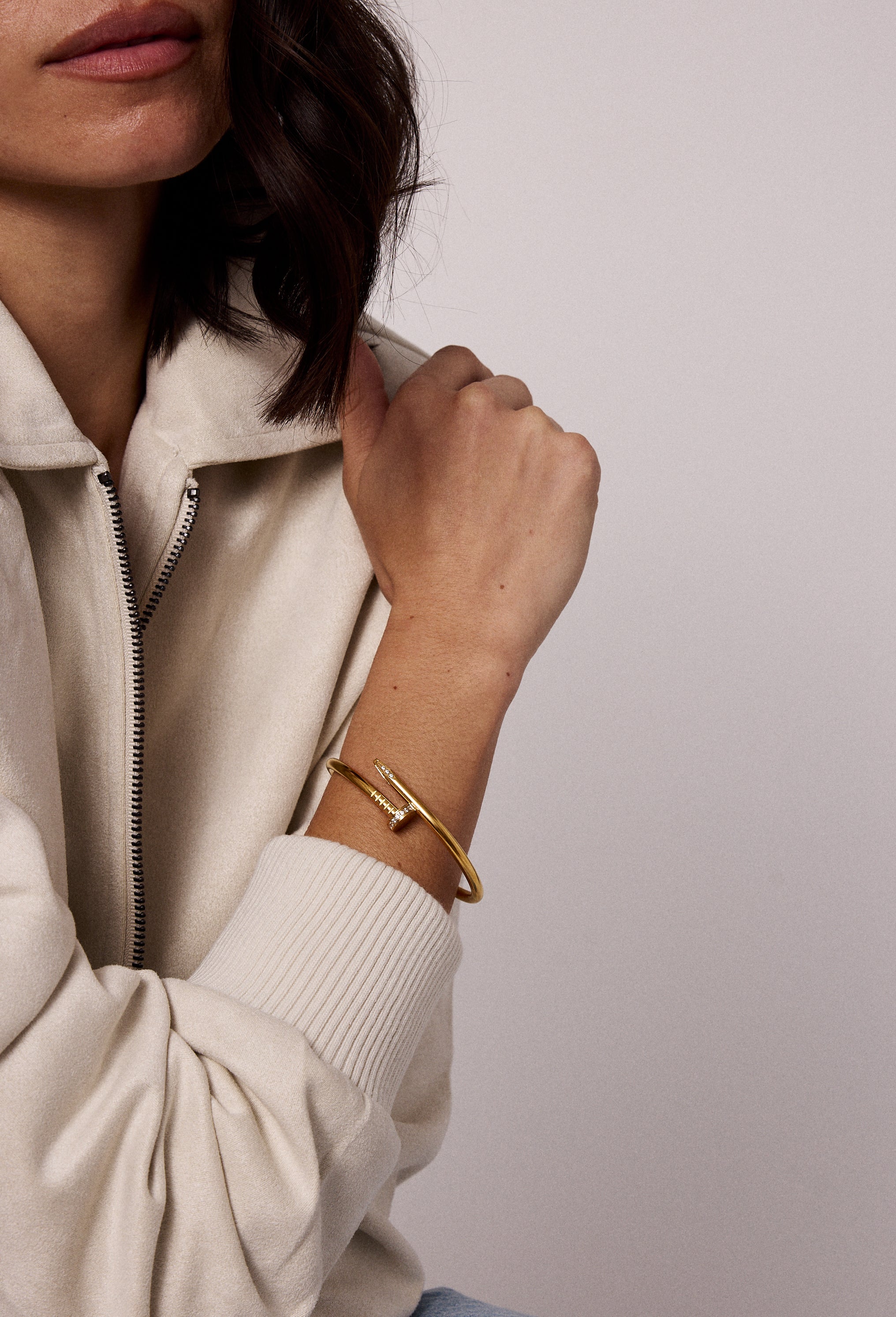 Nailed It Bracelet NikNenz™ Premium Gold & Diamonds