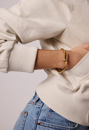 Nailed It Bracelet NikNenz™ Premium Gold & Diamonds