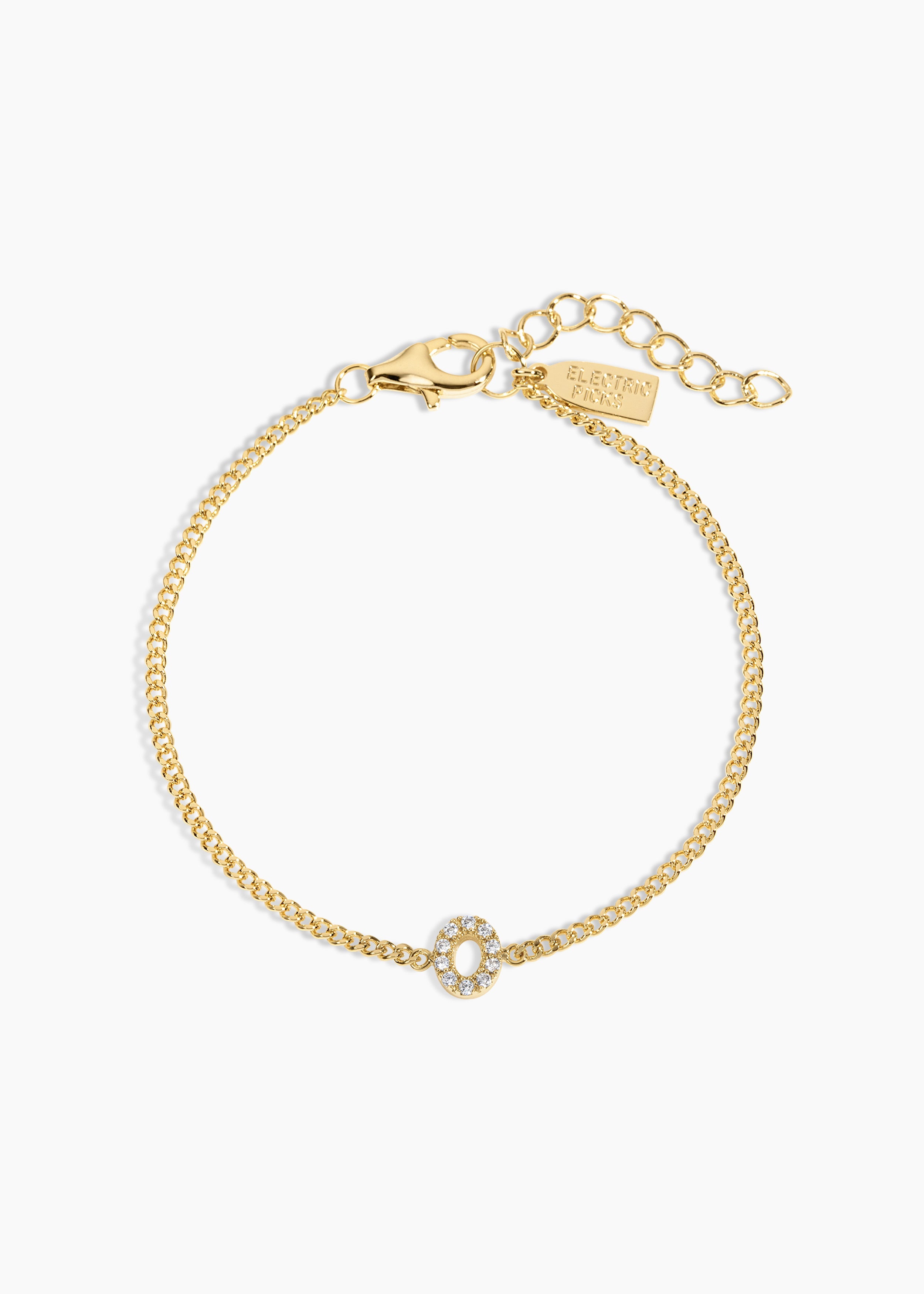 Initial Bracelet NikNenz™ Premium Gold & Diamonds