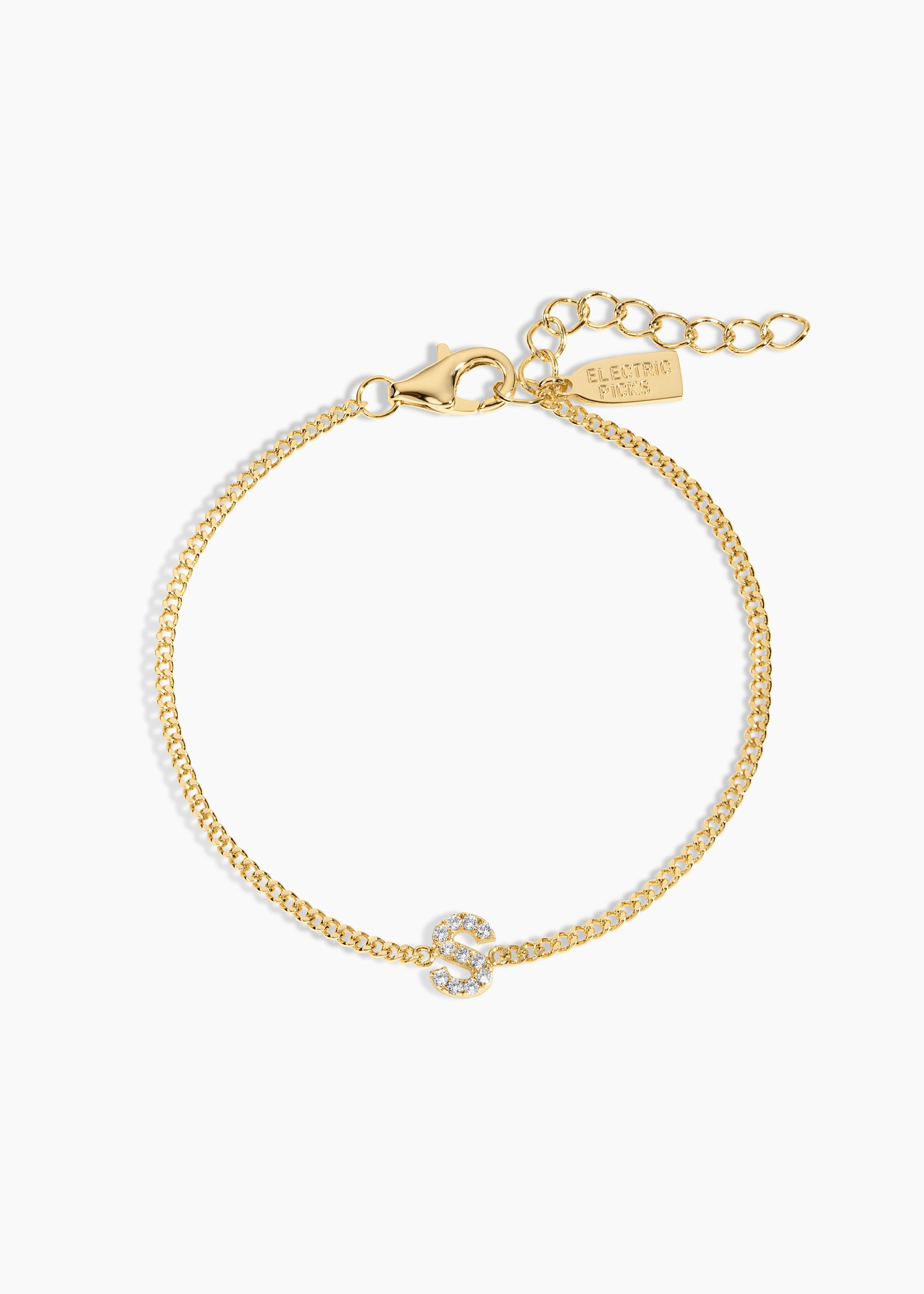 Initial Bracelet NikNenz™ Premium Gold & Diamonds