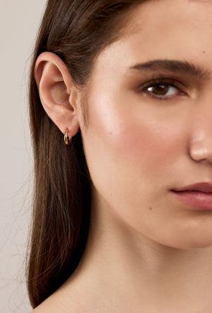 Tiny Hoops NikNenz™ Premium Gold & Diamonds