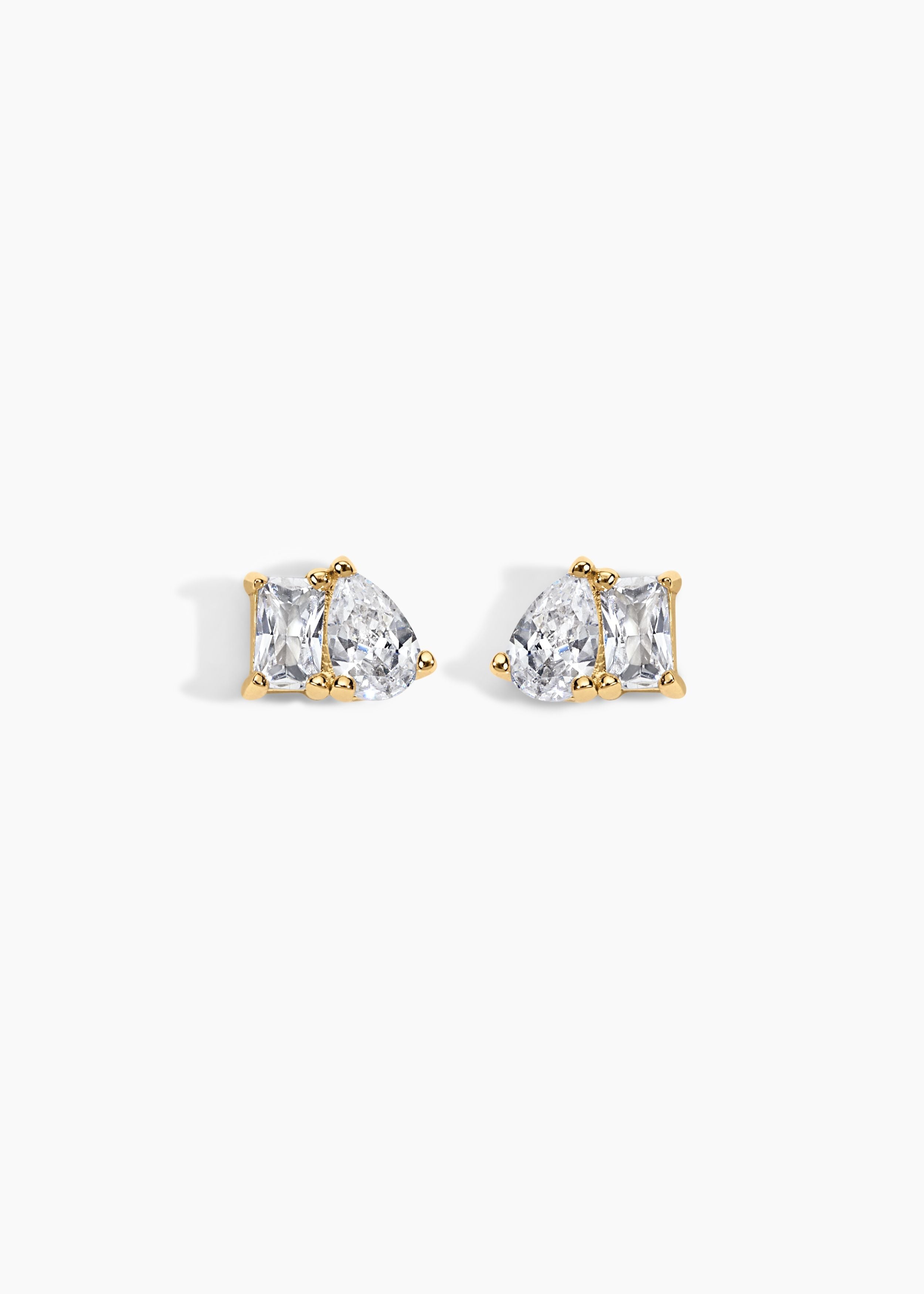 Et Tois Studs NikNenz™ Premium Gold & Diamonds