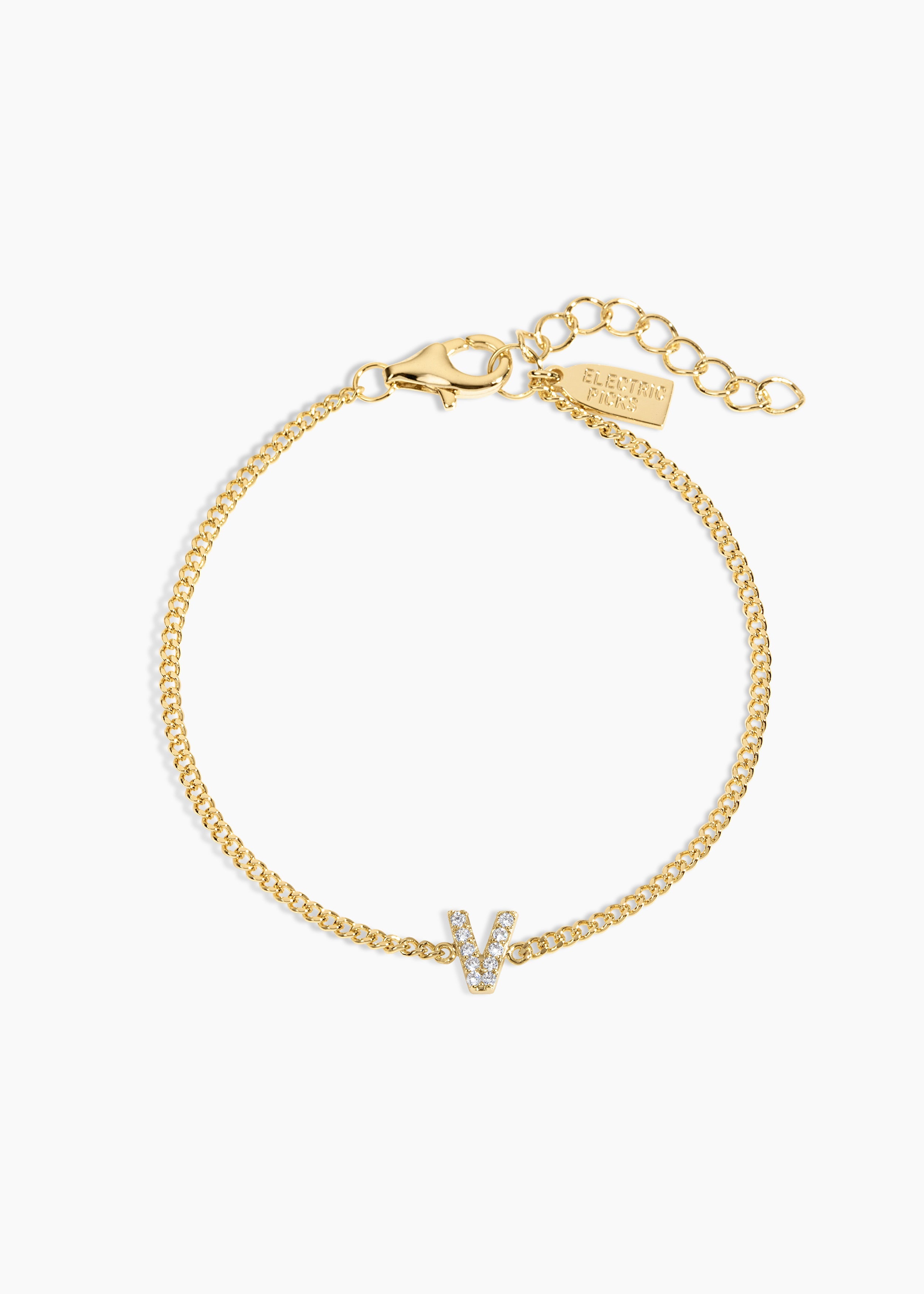 Initial Bracelet NikNenz™ Premium Gold & Diamonds