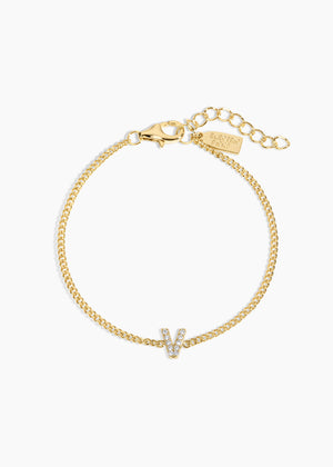 Initial Bracelet NikNenz™ Premium Gold & Diamonds