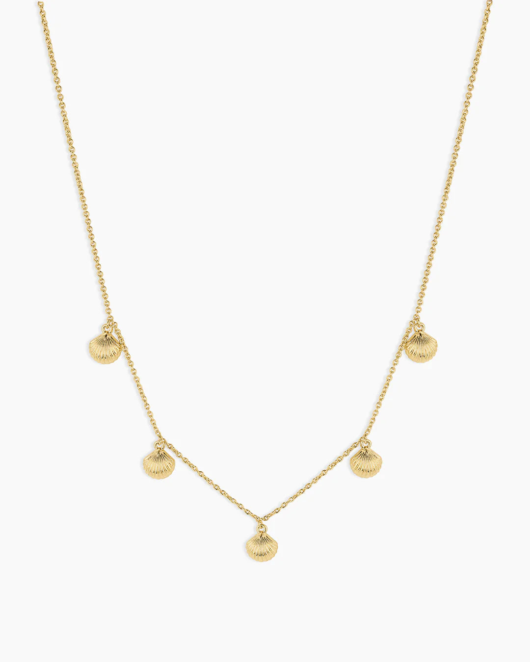Scallop Mini Necklace NikNenz™ Premium Gold & Diamonds