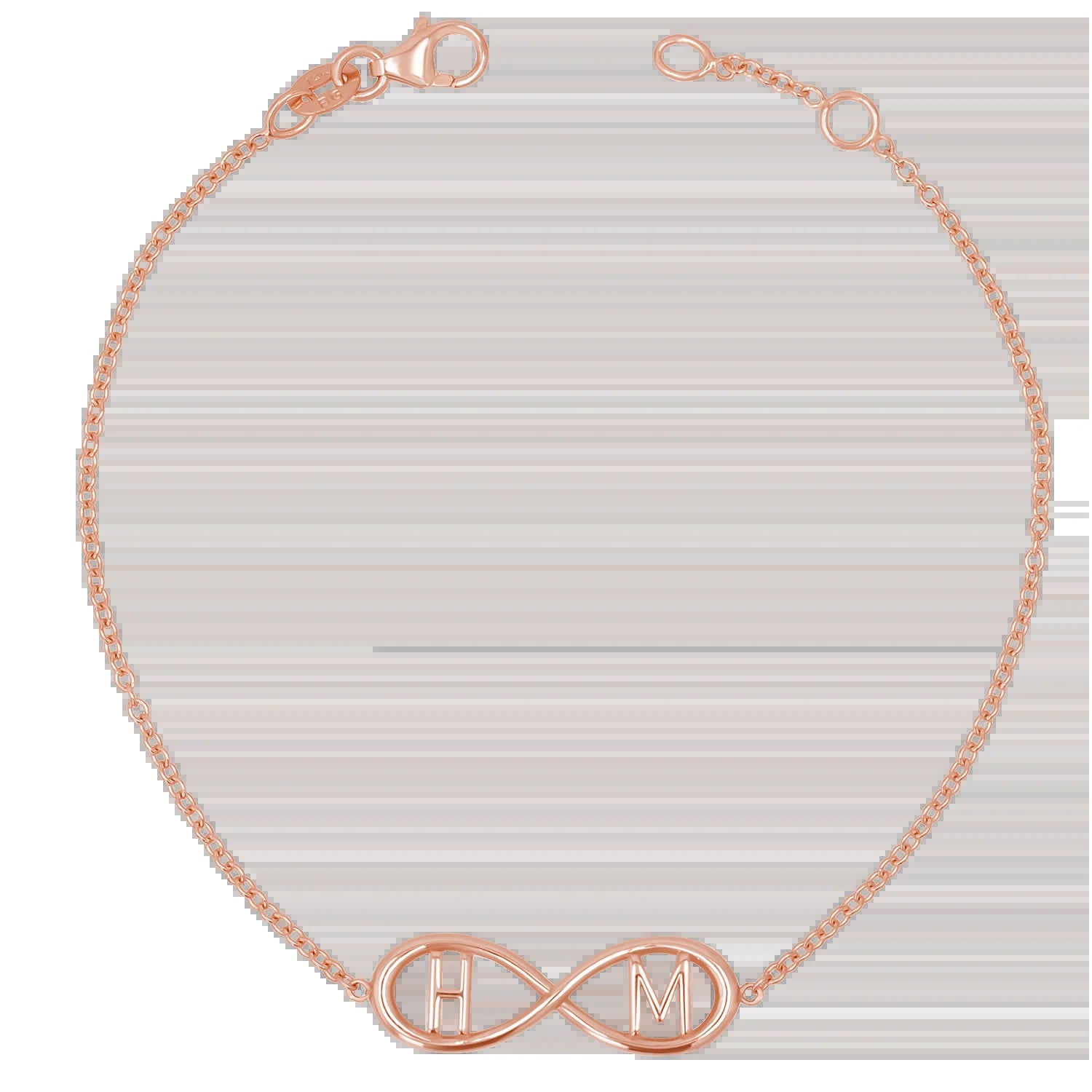 Infinity Letter Bracelet
