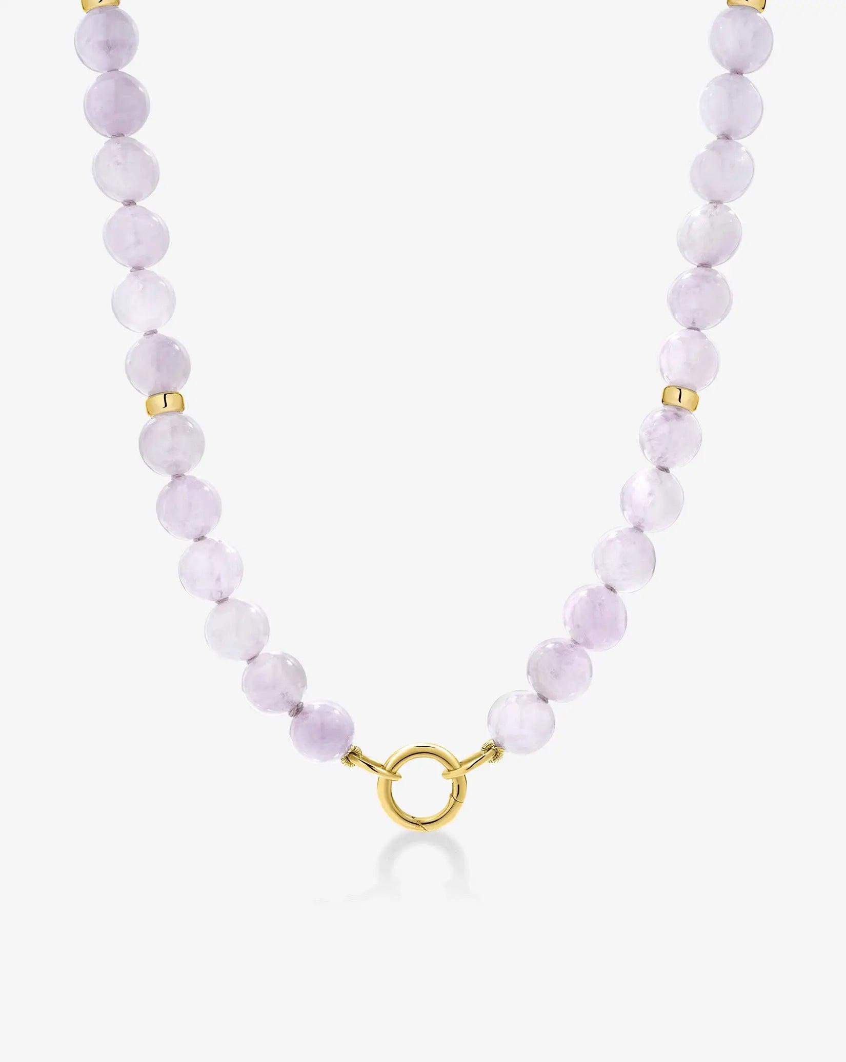 Enchanting Lavender Mist Necklace - Elegance in Every Bloom.