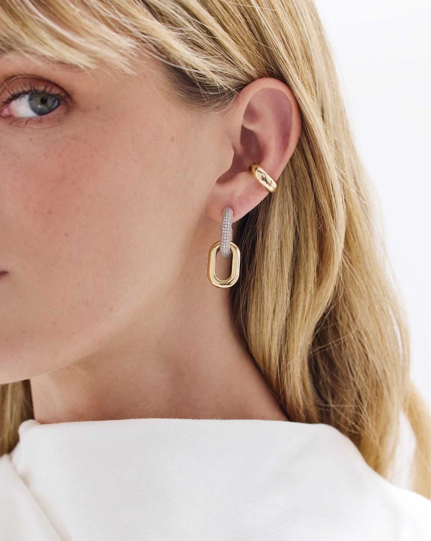 Multiway Cloud Link Earrings.