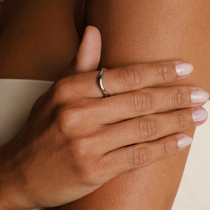 Wave Ring in Silver