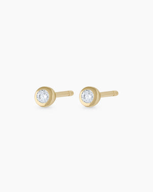 14K Classic Diamond Studs
