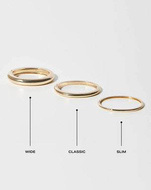 Elegant Stackable Gold Cloud Bangle - Elevate Your Style.