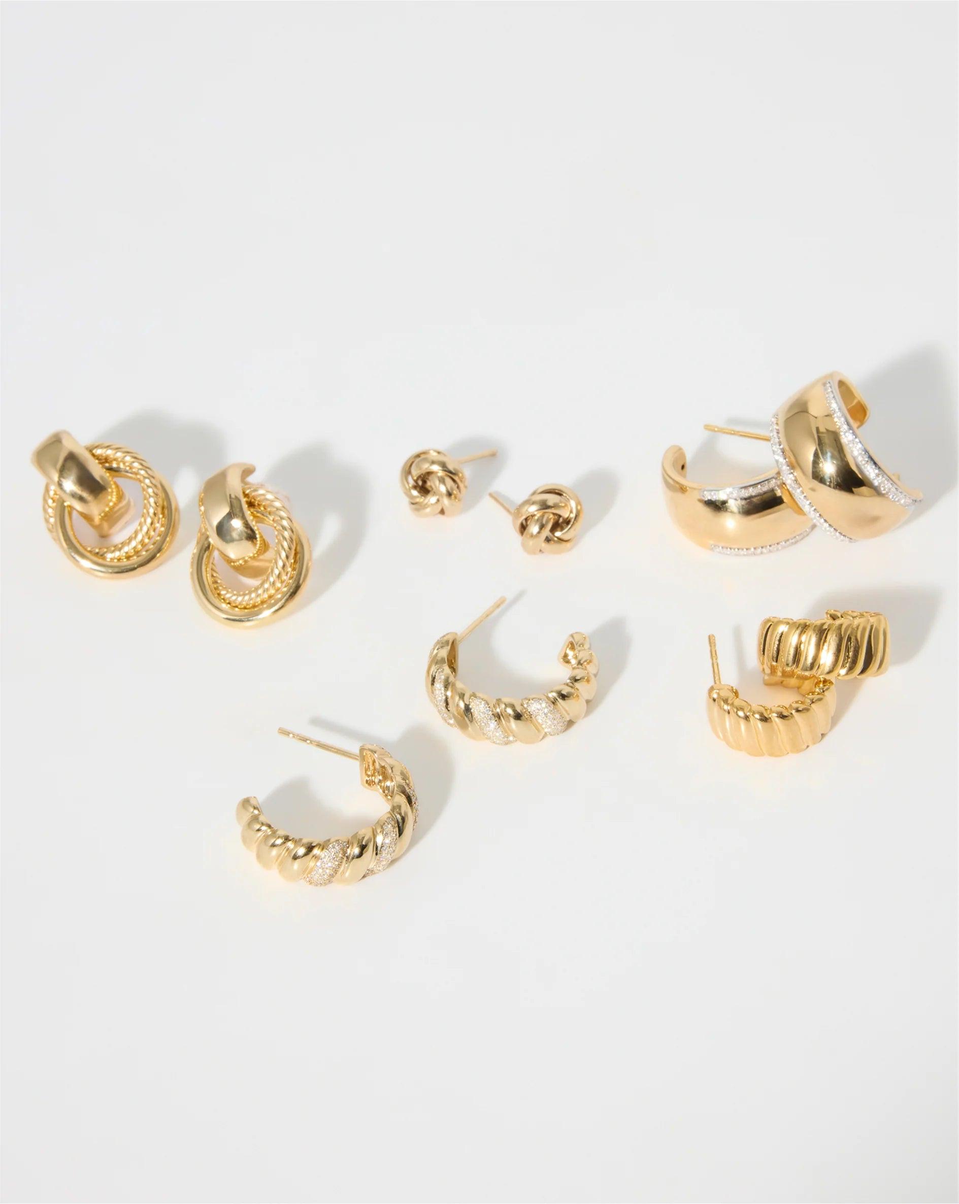 Chic Rope Door Knocker Earrings for a Stylish Touch.