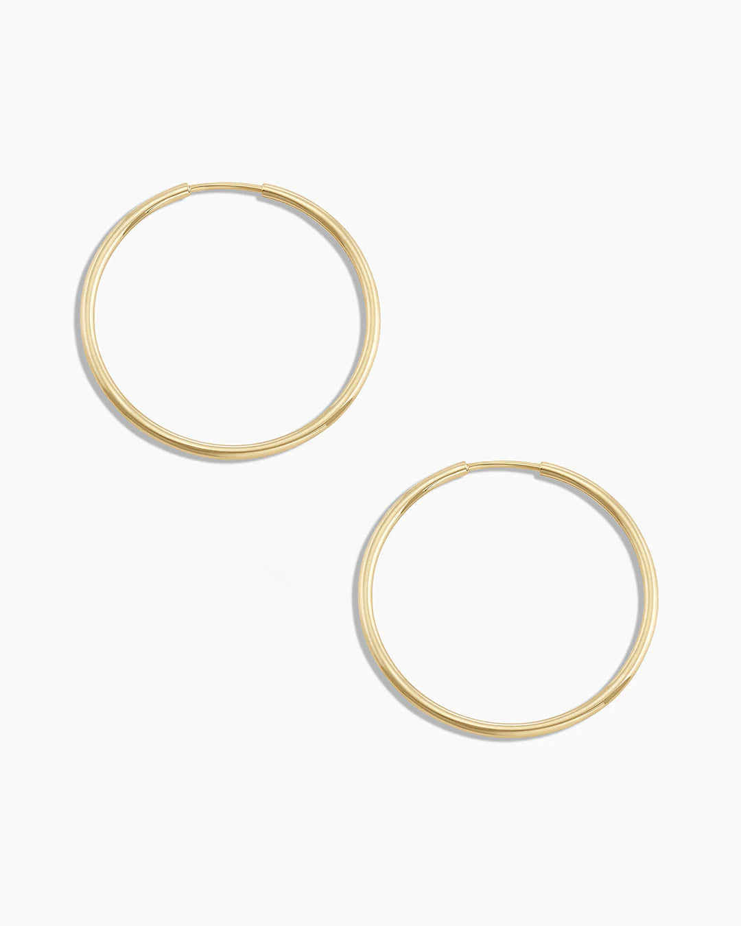 14K Gold Classic Hoops