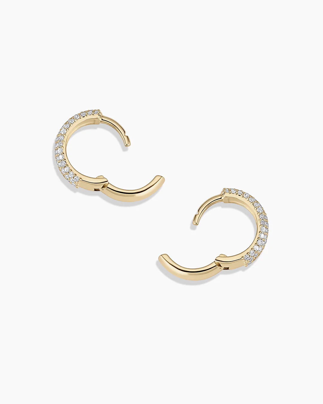 14K Diamond Paseo Statement Huggies