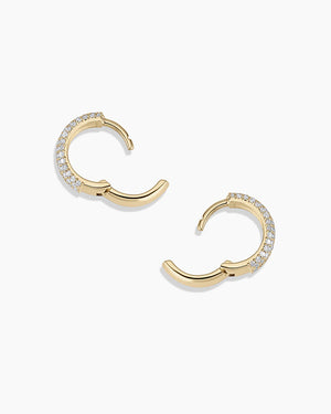 14K Diamond Paseo Statement Huggies