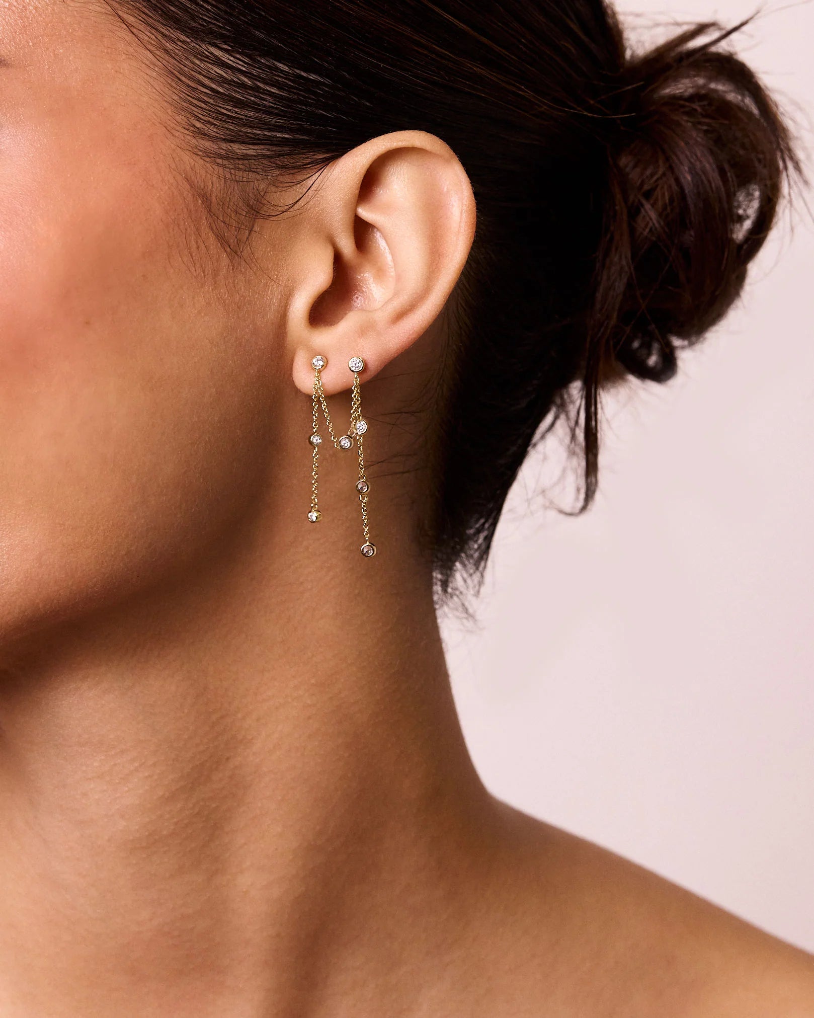 Dewy Earrings NikNenz™ Premium Gold & Diamonds