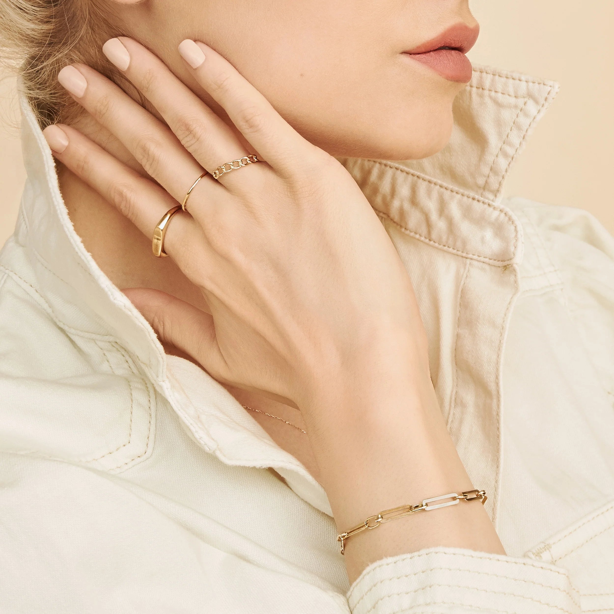 1956 Dainty Curb Link Ring
