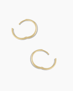 14K Gold Classic Huggies