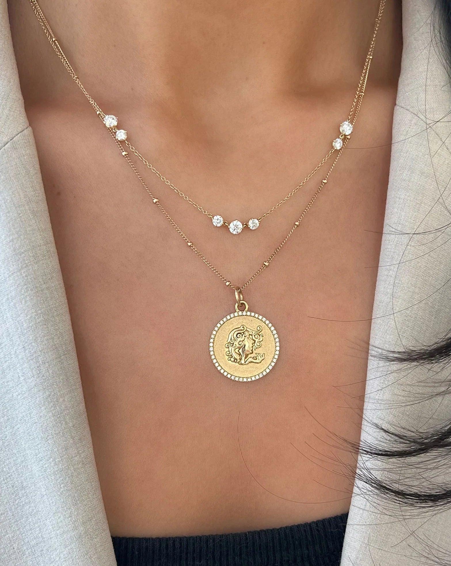 Dazzling Starlight Lab Diamond Necklace - Shine Bright Every Day!.