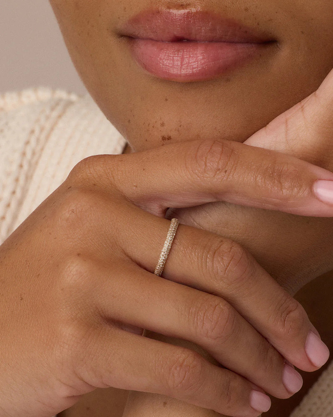 14K Diamond Paseo Eternity Ring