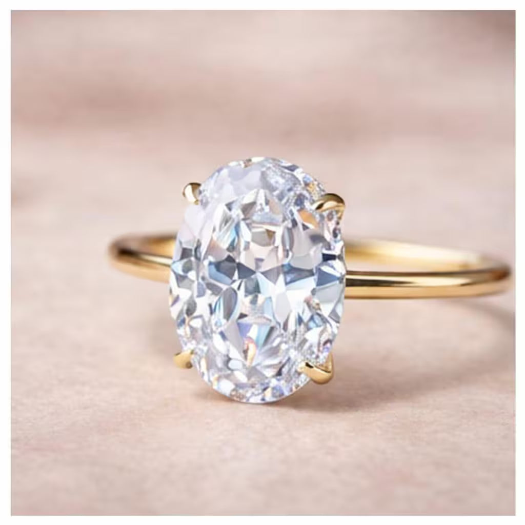 Wedding Band, Unique Engagement Ring, Bridal Set, Proposal Ring, Simulated Diamond, Anniversary Rings