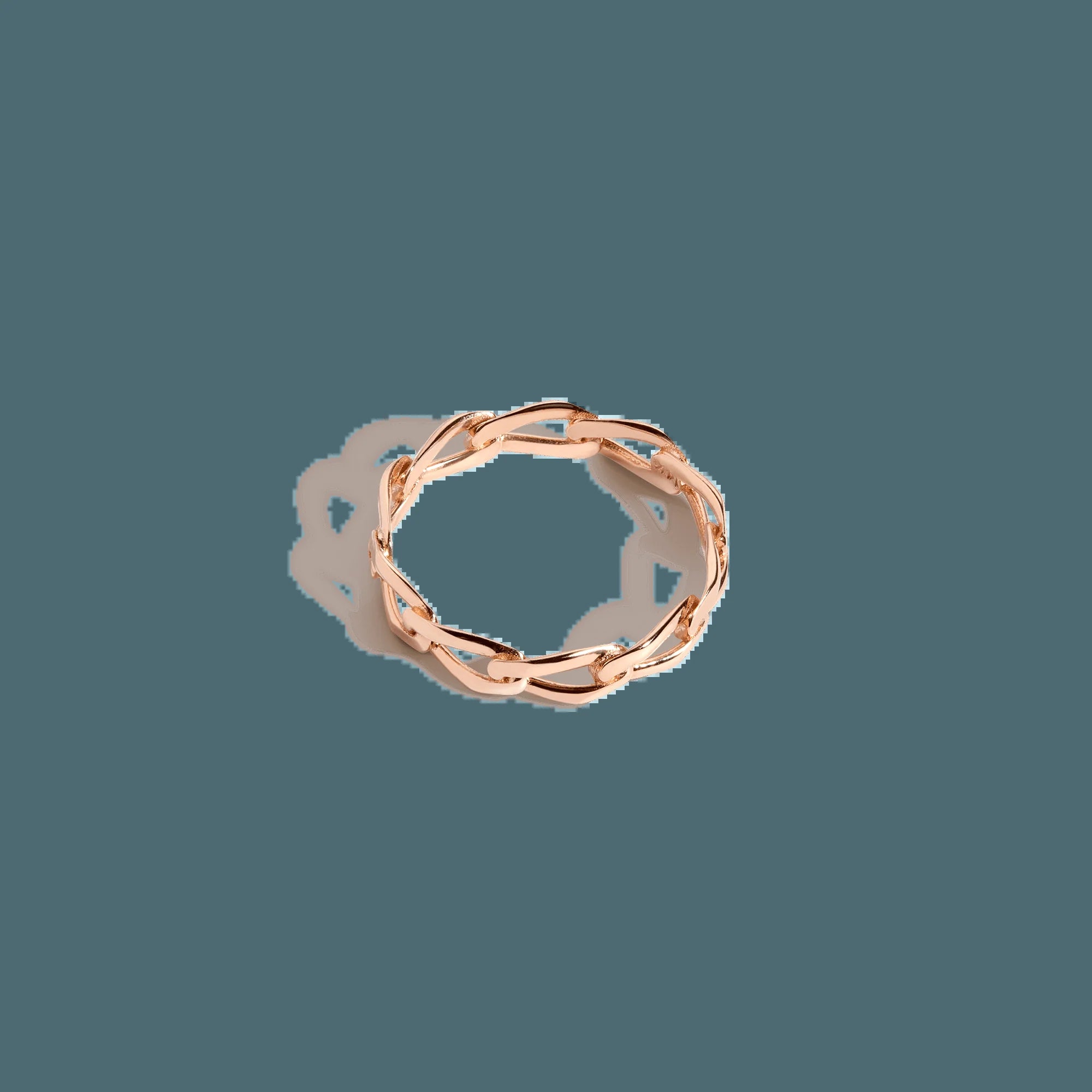 Open Link Ring NikNenz™ Premium Gold & Diamonds
