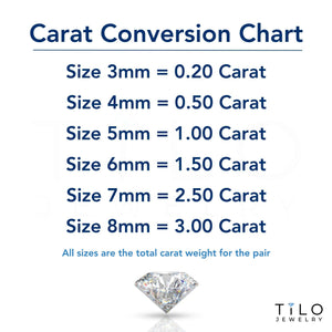 Stunning 14K Gold Cubic Zirconia Stud Earrings with Comfortable Silicone Push-Backs.