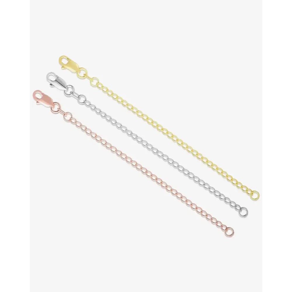 Adjustable 3" Necklace Extender for Perfect Fit.