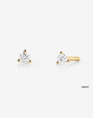 Sparkling Tiny Diamond Studs for Everyday Elegance.