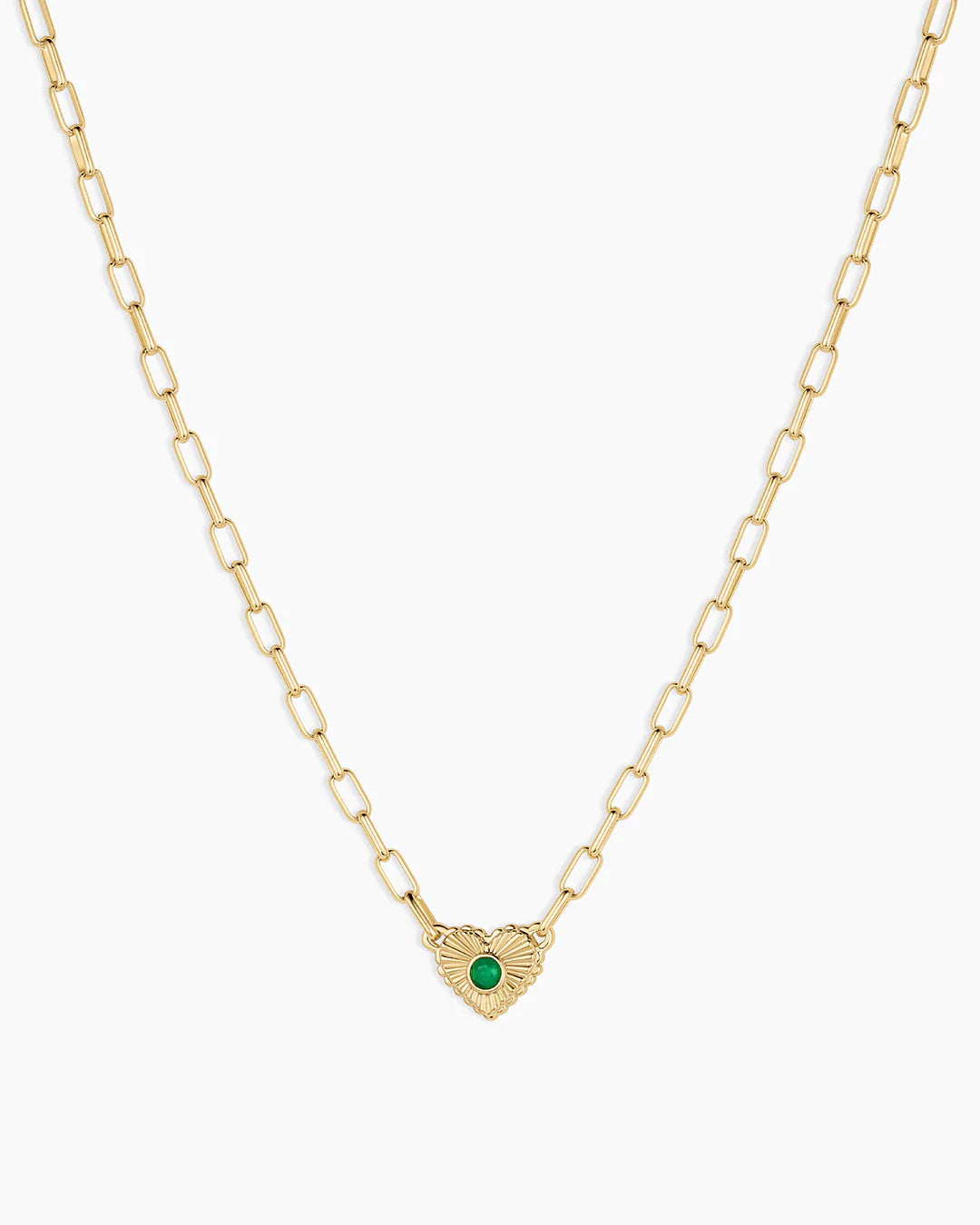 Birthstone Heart Necklace NikNenz™ Premium Gold & Diamonds