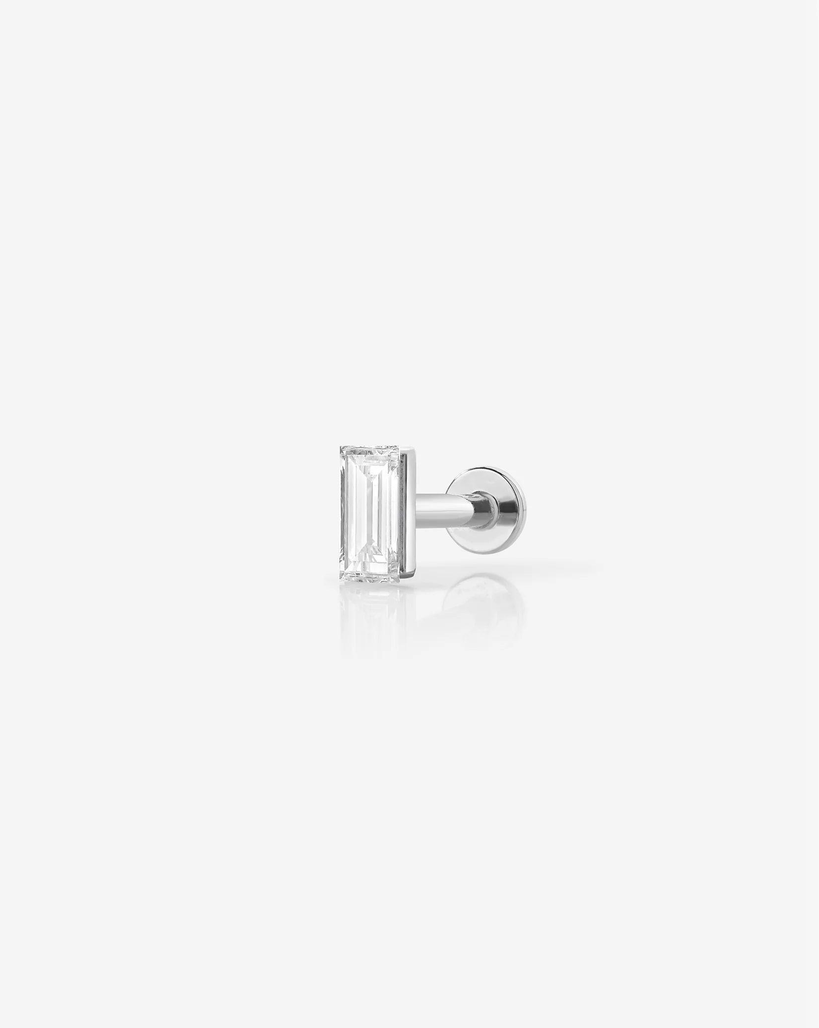 Sparkling Baguette Lab Diamond Flatback - Perfect for Jewelry Making!.