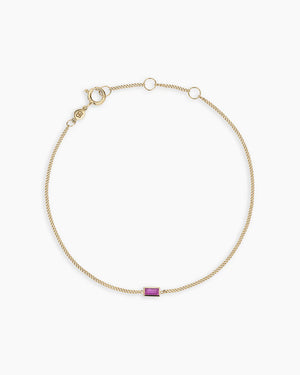 14K Gold Wilder Birthstone Bracelet