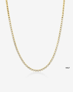 Elegant Mini Diamond Tennis Necklace - Timeless Sparkle for Every Occasion.