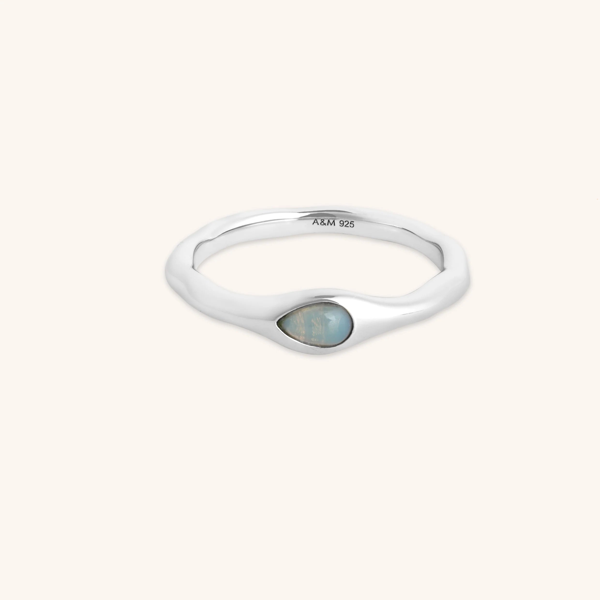 Opal Cocktail Ring in Silver