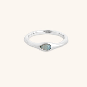 Opal Cocktail Ring in Silver