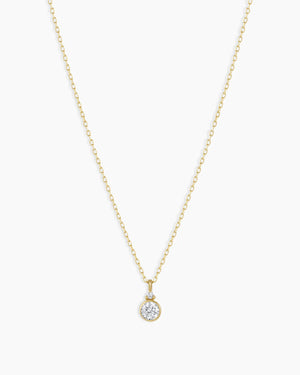 14K Gold Birthstone Necklace