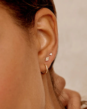 14K Gold Classic Huggies
