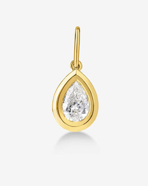 Elegant Framed Lab-Diamond Pendant for Timeless Style.