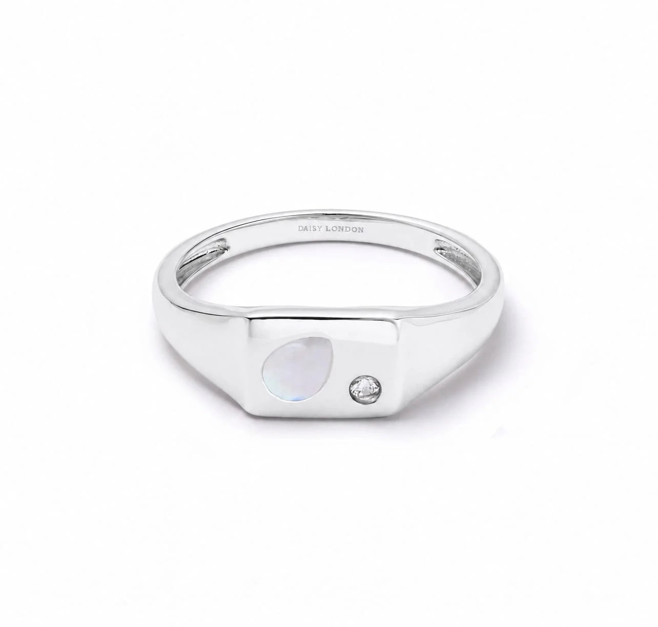 Estée Lalonde Birthstone Pinky Ring Sterling Silver