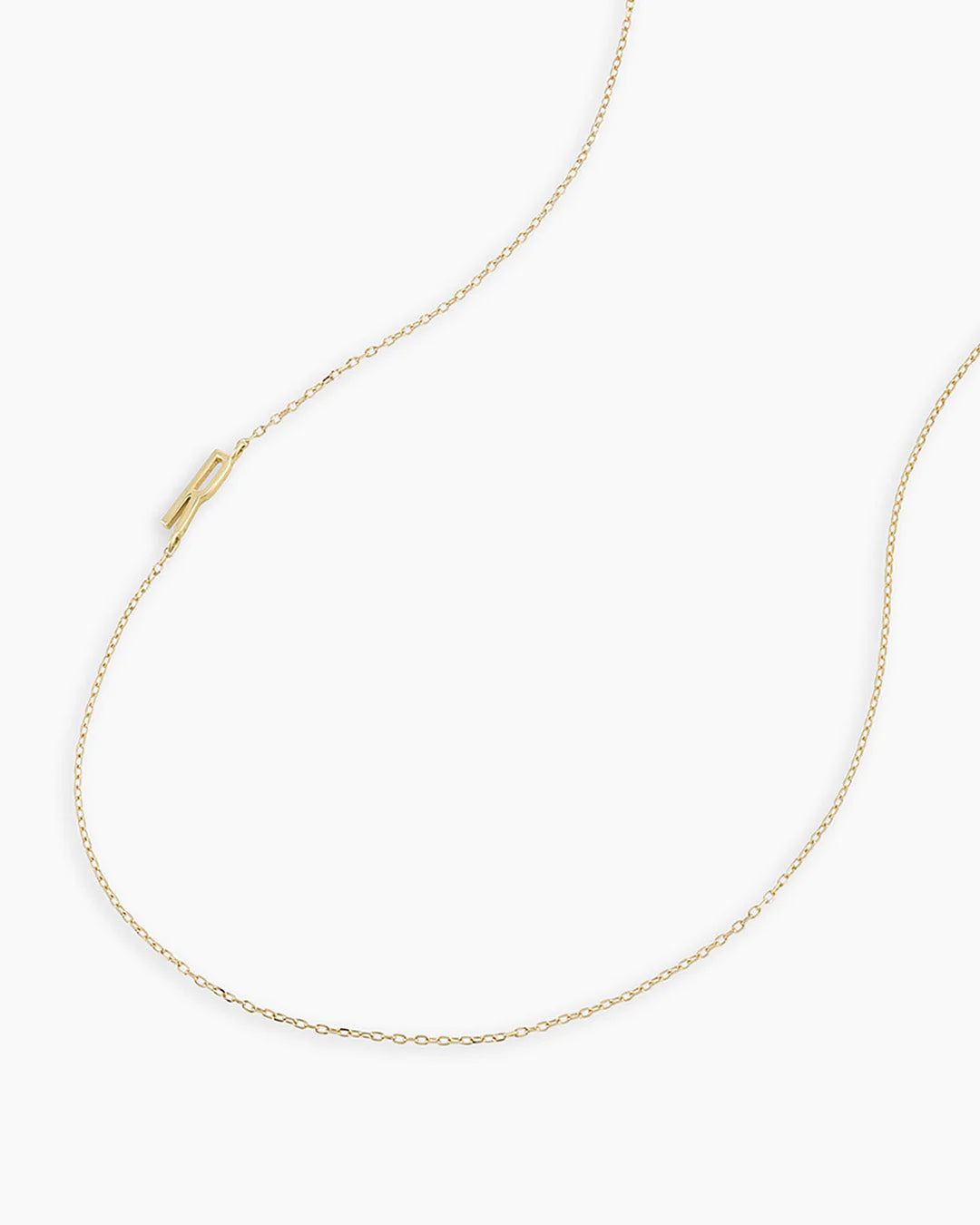 14K Gold Alphabet Necklace NikNenz™ Premium Gold & Diamonds