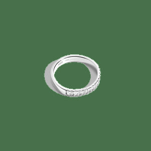 Bold Half Diamond Baguette Ring NikNenz™ Premium Gold & Diamonds