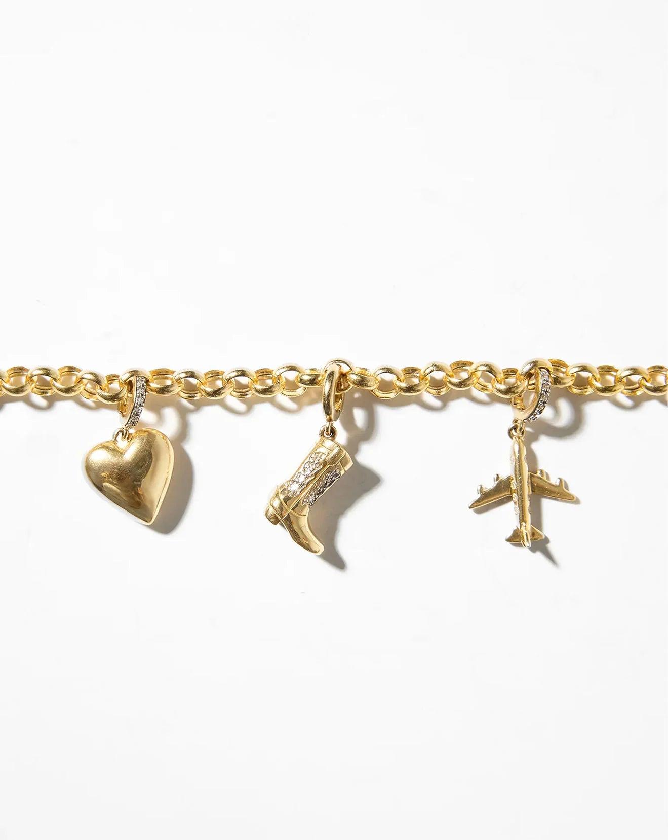 Stunning Hollow Rolo Chain Bracelet for Elegant Style.